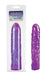 Reflective Gel Veined Chubby 8.5 Inch Purple Dildo | SexToy.com