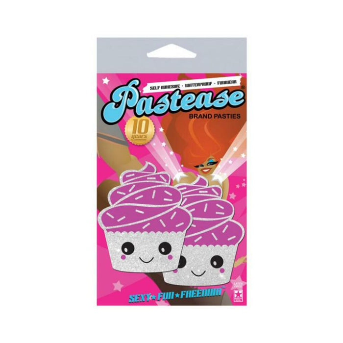 Pastease Cupcake White Glittery Frosting Nipple Pasties O/S