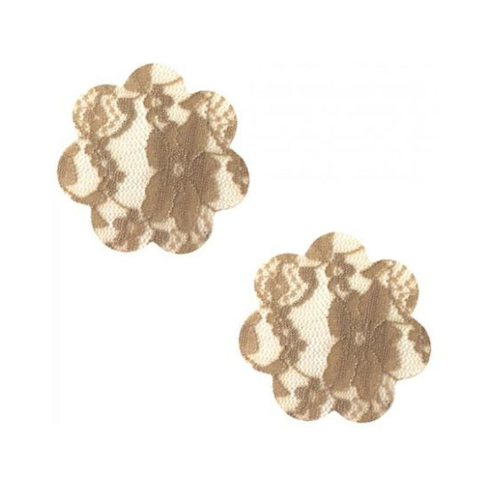 Neva Nude Lace Petal Flower Pasties - Nude O/s