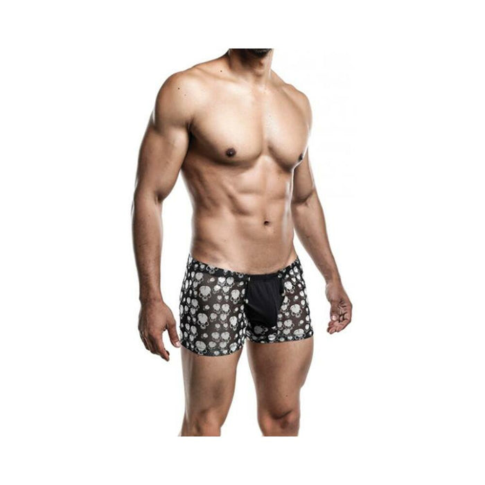 Male Basics Sinful Magic Skulls Pouch Boxer Black/white S/m