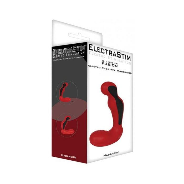 Electrastim Fusion Habanero Prostate Massager Red Black