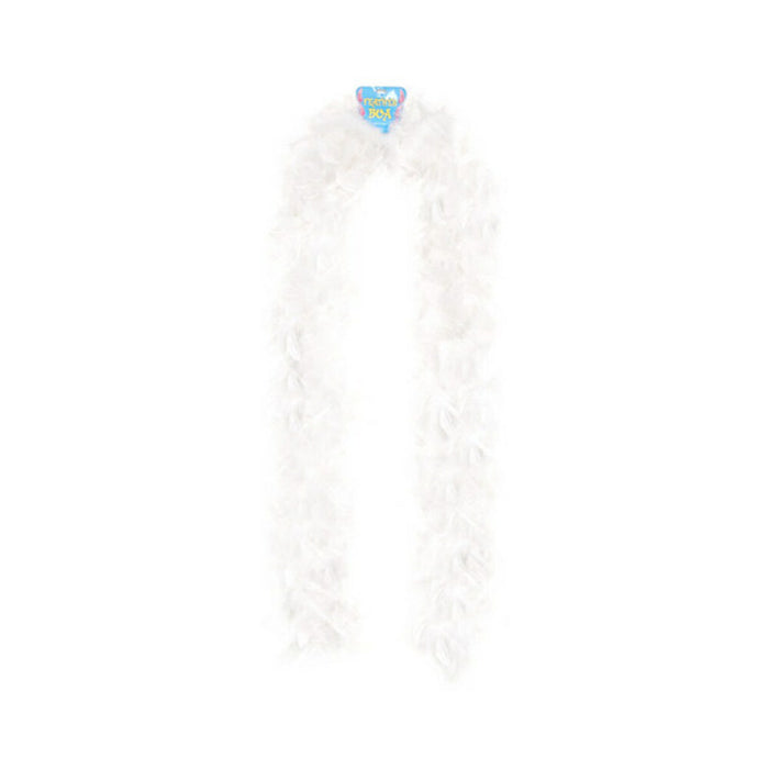 Feather boa 72in - white