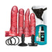 Vac-U-Lock Crystal Jellies Set - Pink | SexToy.com