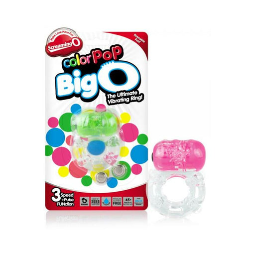 Color Pop Neon Colors Big O Rings 6 Pieces | SexToy.com