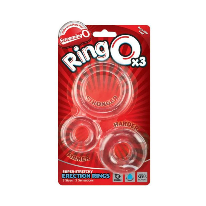 Ringo 3 Pack Clear 6 Pieces Display | SexToy.com