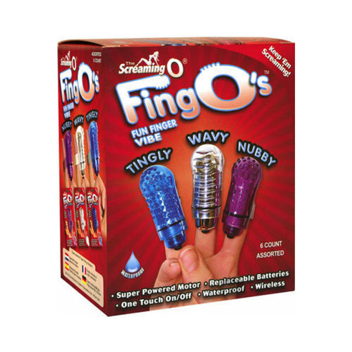 The FingO Box Of 6 Assorted Finger Vibrator | SexToy.com