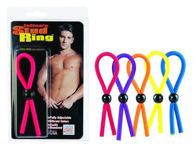 Julians Stud Ring Adjustable - Assorted Colors | SexToy.com