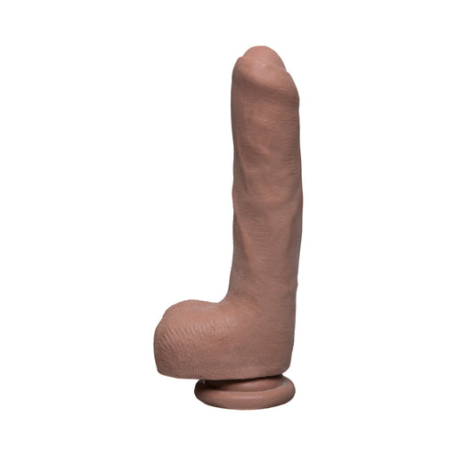 The D Uncut D 9 inches With Balls Ultraskyn Tan Dildo | SexToy.com