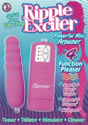 Ripple Exciter Vibrator Waterproof 5 Inch Fuchsia | SexToy.com