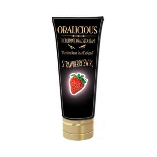 Oralicious Oral Sex Cream Strawberry 2oz | SexToy.com