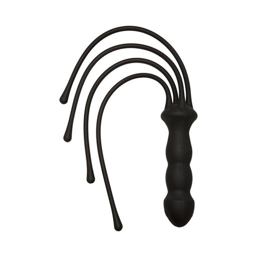Kink The Quad Silicone Whip Black 18 inches | SexToy.com