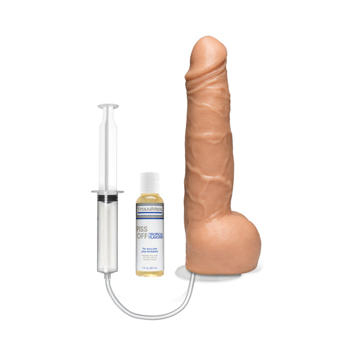 Piss Off Dildo with Suction Cup - Beige | SexToy.com
