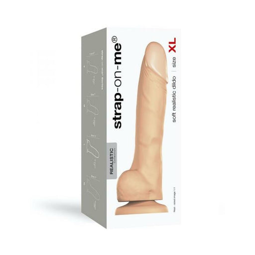 Strap-on-me Soft Realistic Dildo Vanilla Xl | SexToy.com