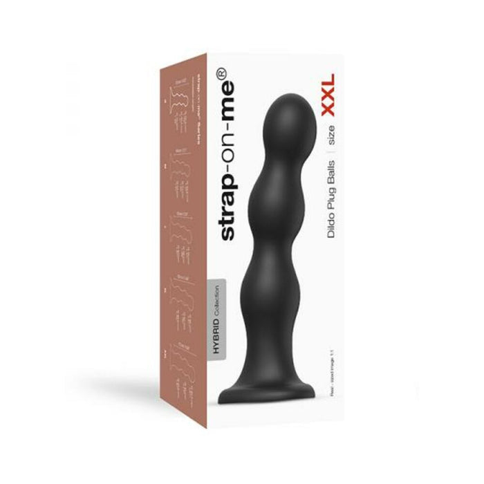 Strap-on-me Dildo Plug Balls Xxl Black