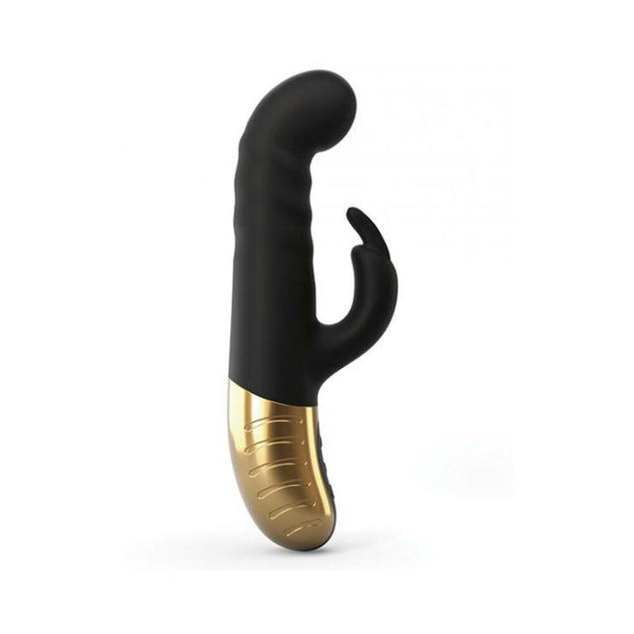 Dorcel G-Stormer Thrusting G-Spot Rabbit Vibrator Black Gold