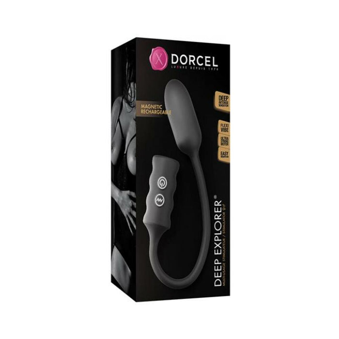 Dorcel Deep Explorer Egg Vibrator Black