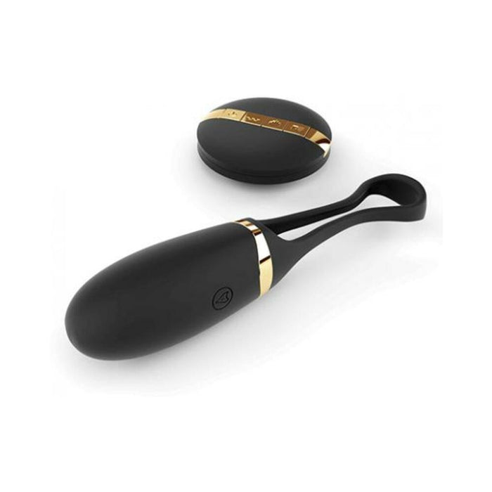 Dorcel Secret Delight Voice Control Egg Vibrator Black Gold