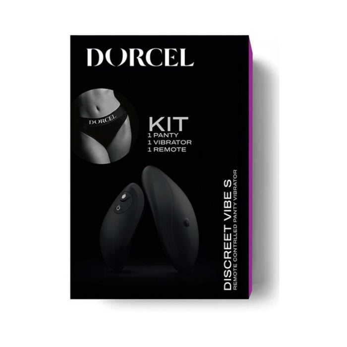 Dorcel Discreet Panty Vibe W/panty Small - Black