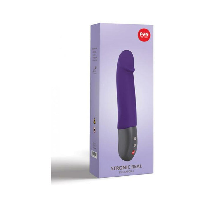 Fun Factory Stronic Real Realistic Vibrator - Dark Violet