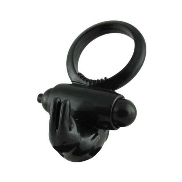 Malesation Vibro Rabbit Ring Black