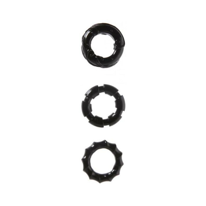 Malesation Stretchy Cock Rings 3 Pack