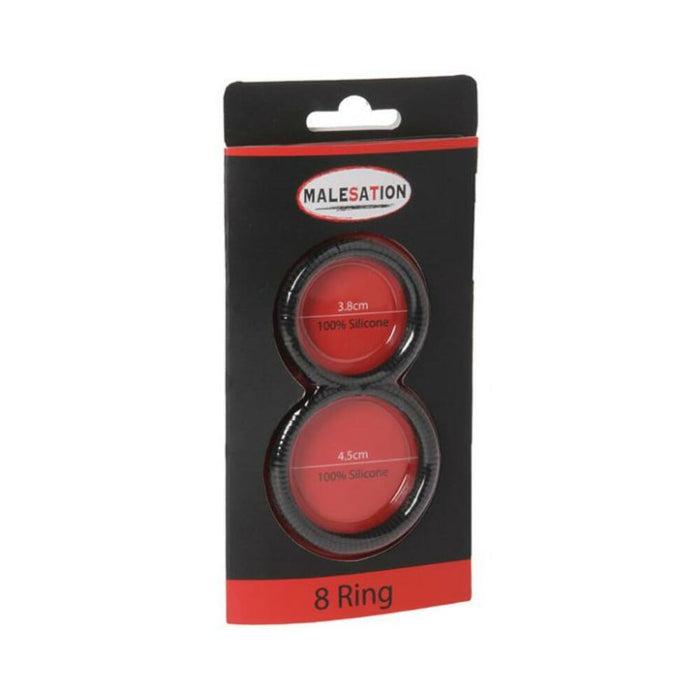 Malesation 8 Ring Black