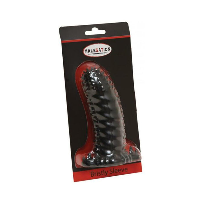 Bristly Penis Sleeve Black