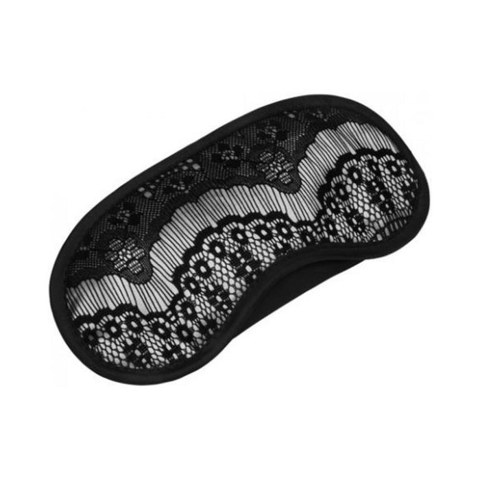 Steamy Shades Eyelash Lace Eyemask Black O/S