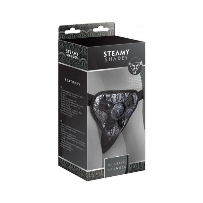 Steamy Shades Classic Harness Black O/S