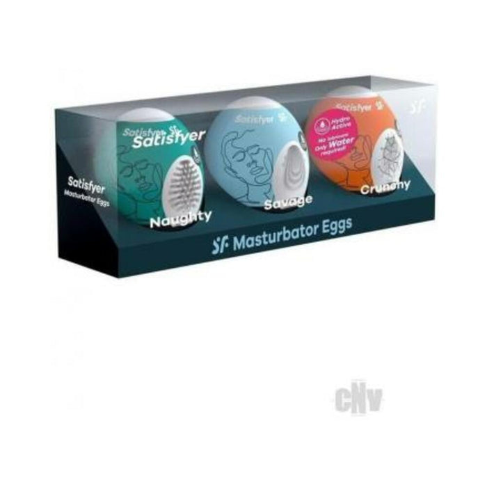 Satisfyer Masturbator Egg 3er Nau/sav | SexToy.com