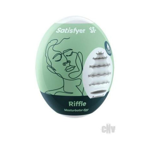 Satisfyer Masturbator Egg Riffle Green | SexToy.com