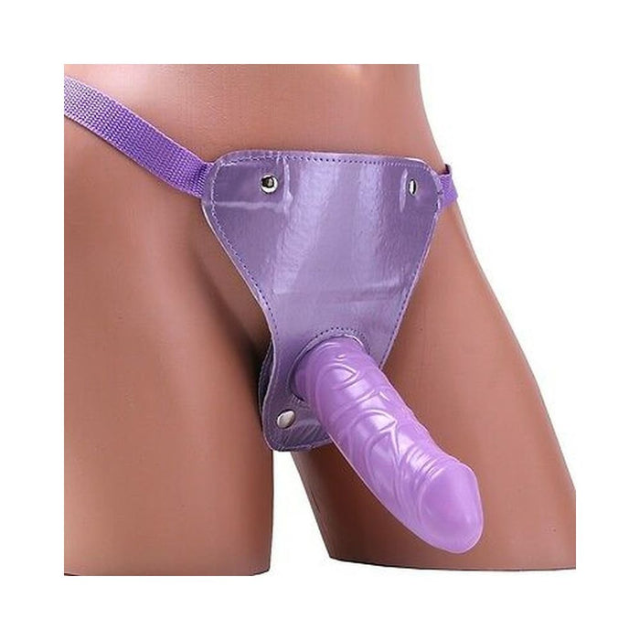 Fetish Fantasy Classic Strap On Harness And 6 Inch Dildo Purple | SexToy.com