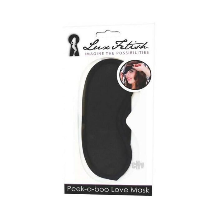 Lux F Peek A Boo Love Mask Black