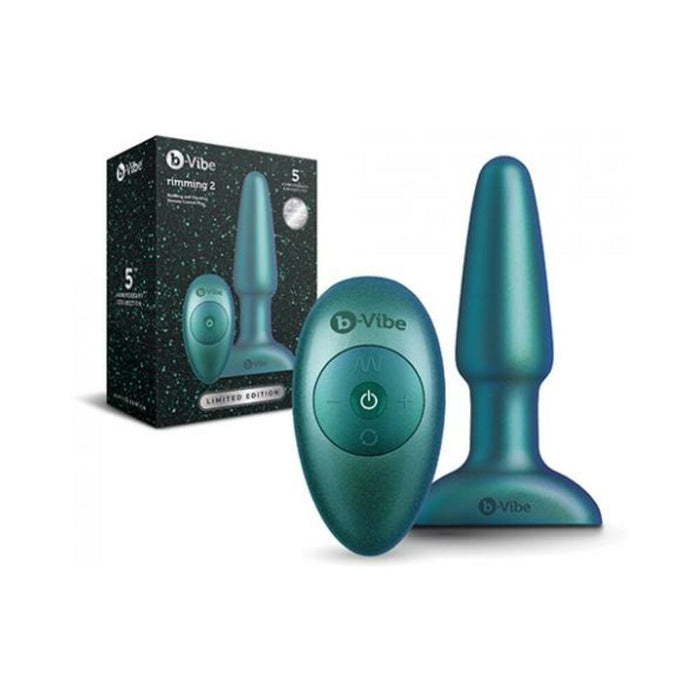 b-Vibe Rimming Plug Space Green | SexToy.com