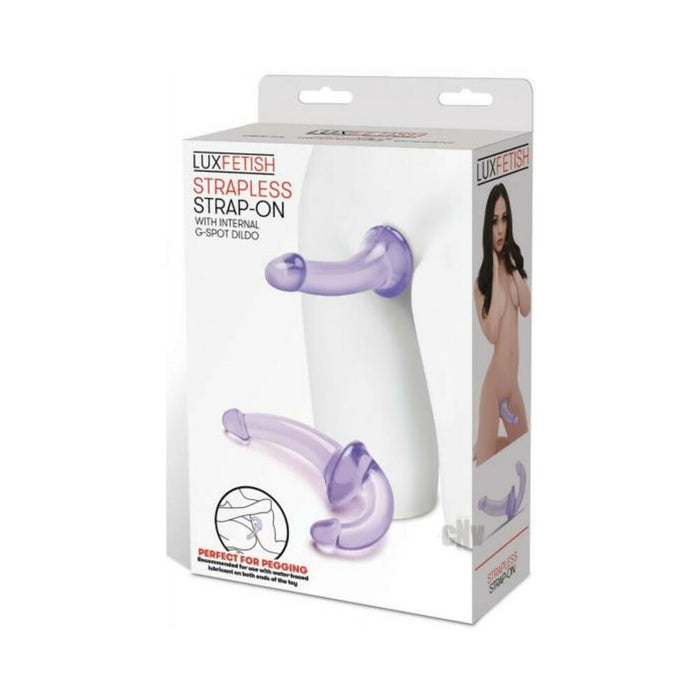 Lux F Strapless Strap On Purple