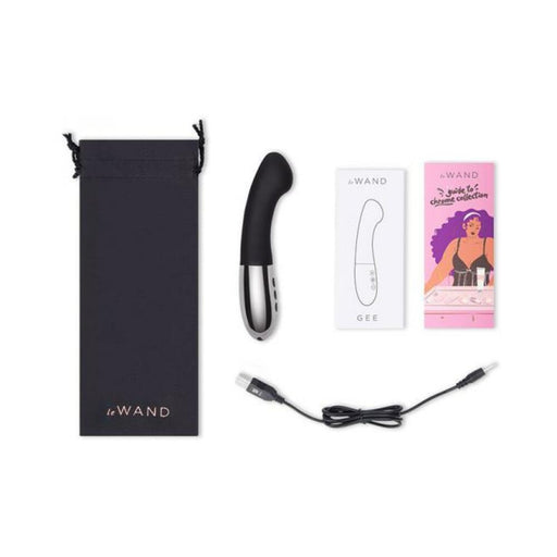 Le Wand Gee G-spot Targeting Rechargeable Vibrator Black | SexToy.com
