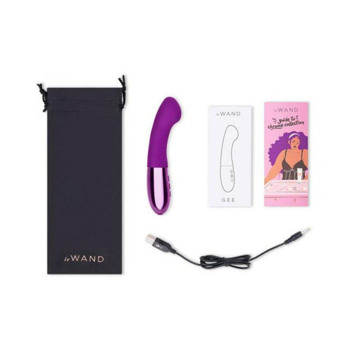 Le Wand Gee G-spot Targeting Rechargeable Vibrator Cherry | SexToy.com
