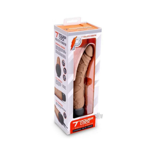 Pc Realistic Vibrator 7 Mocha | SexToy.com