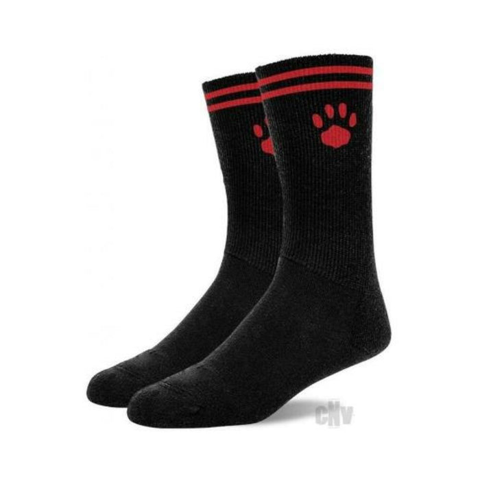 Prowler Red Crew Socks Blk/red