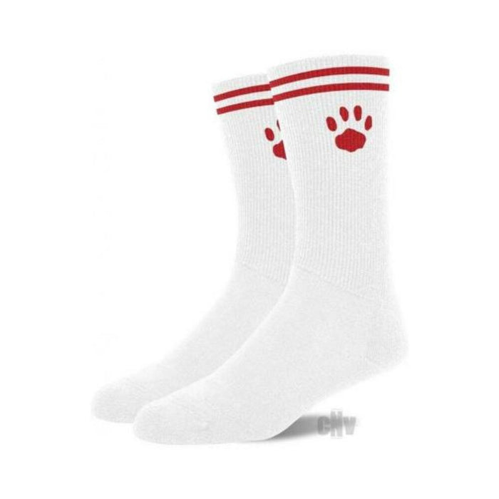 Prowler Red Crew Socks Wht/red