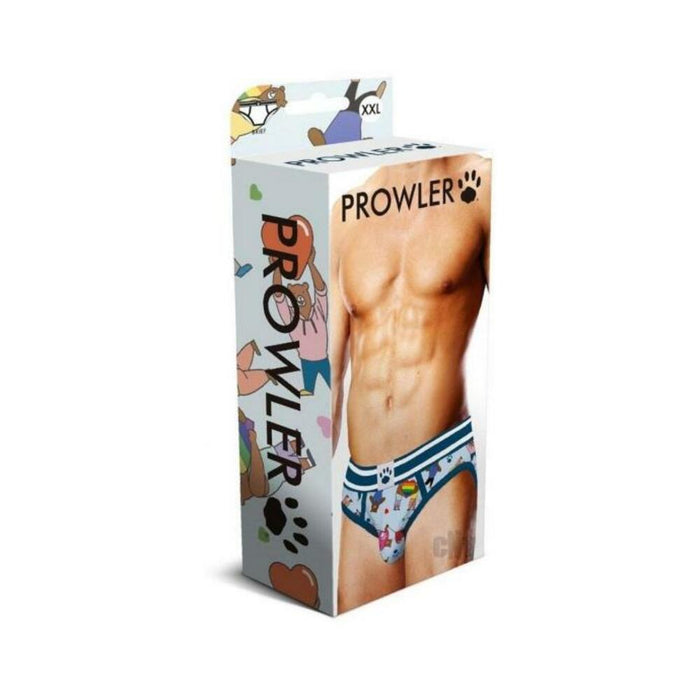 Prowler Bears W/hearts Brief Xxl Blu