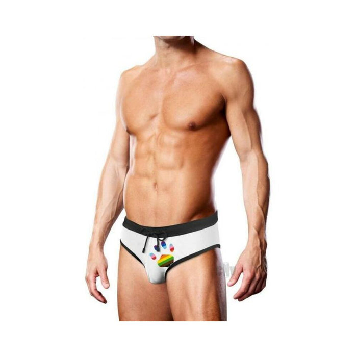Prowler Swim Wht Oversize Paw Brief Md
