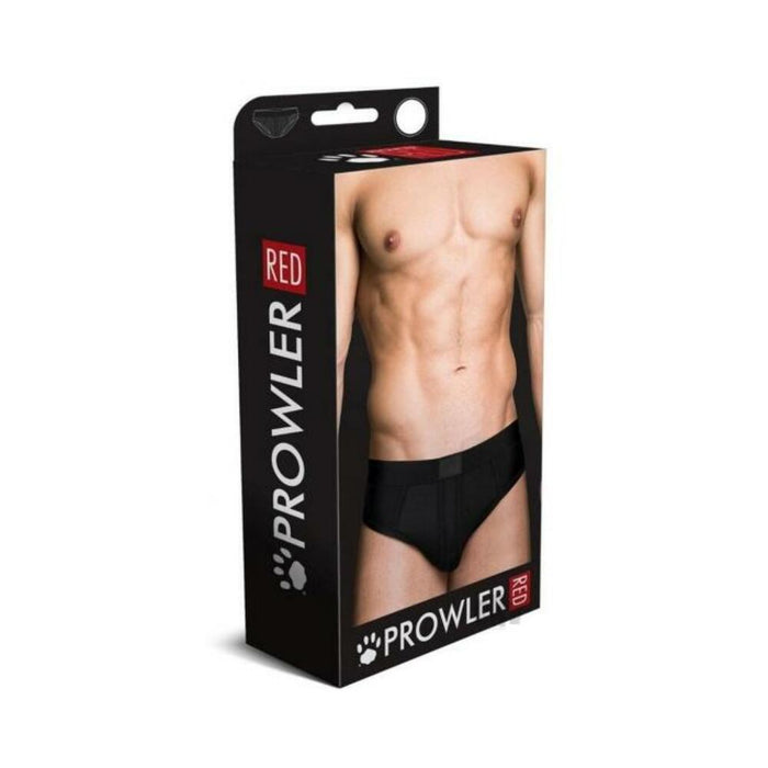 Prowler Red Ass Less Brief Blk Lg