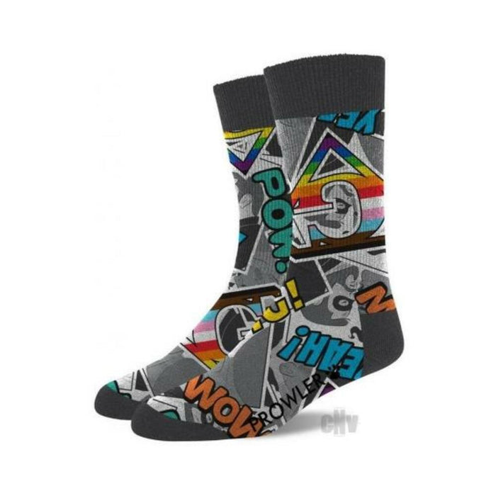 Prowler Comic Book Socks Multicolor