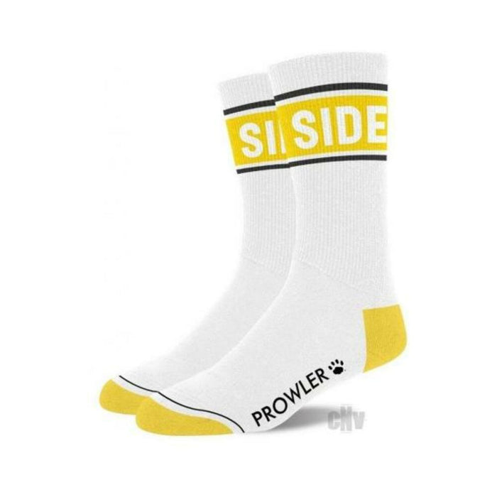 Prowler Side Socks Wht/yell