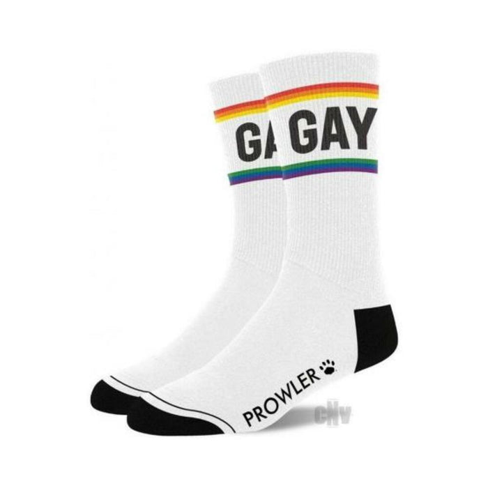 Prowler Gay Socks Wht/rnbw