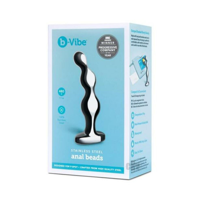 B-vibe Stainless Steel Anal Beads