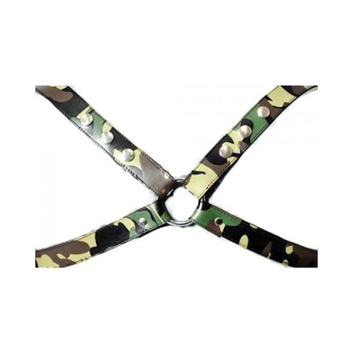 Sensual Sin Leather X Harness Camo L/XL