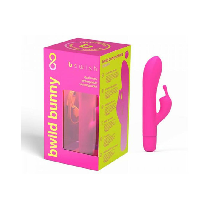 B Swish Bwild Bunny Infinite Limited Edition Vibrator Sunset Pink