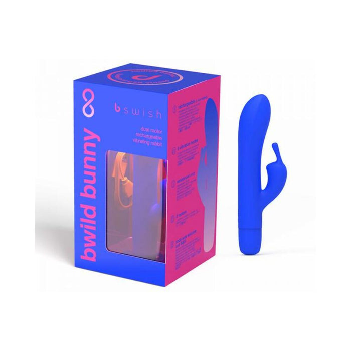B Swish Bwild Bunny Infinite Limited Edition Vibrator Pacific Blue